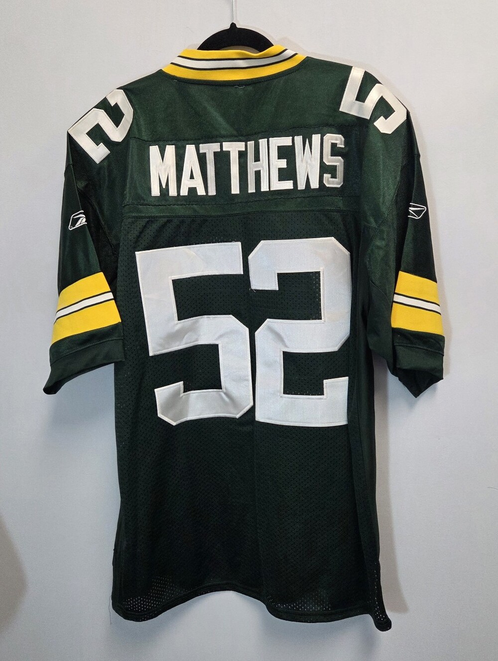 Vintage Reebok NFL On Field Green Bay Packers Clay Matthews 52 Jersey Sz  54 NWT - Picture 2 of 5